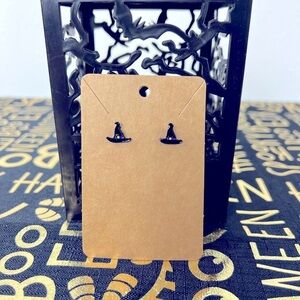 Halloween Stud Earrings - Witch Hat